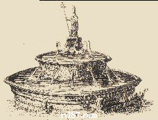 Fontaine d'Aigoulène dessin de Tripon Fontaine d'Aigoulène dessin de Tripon